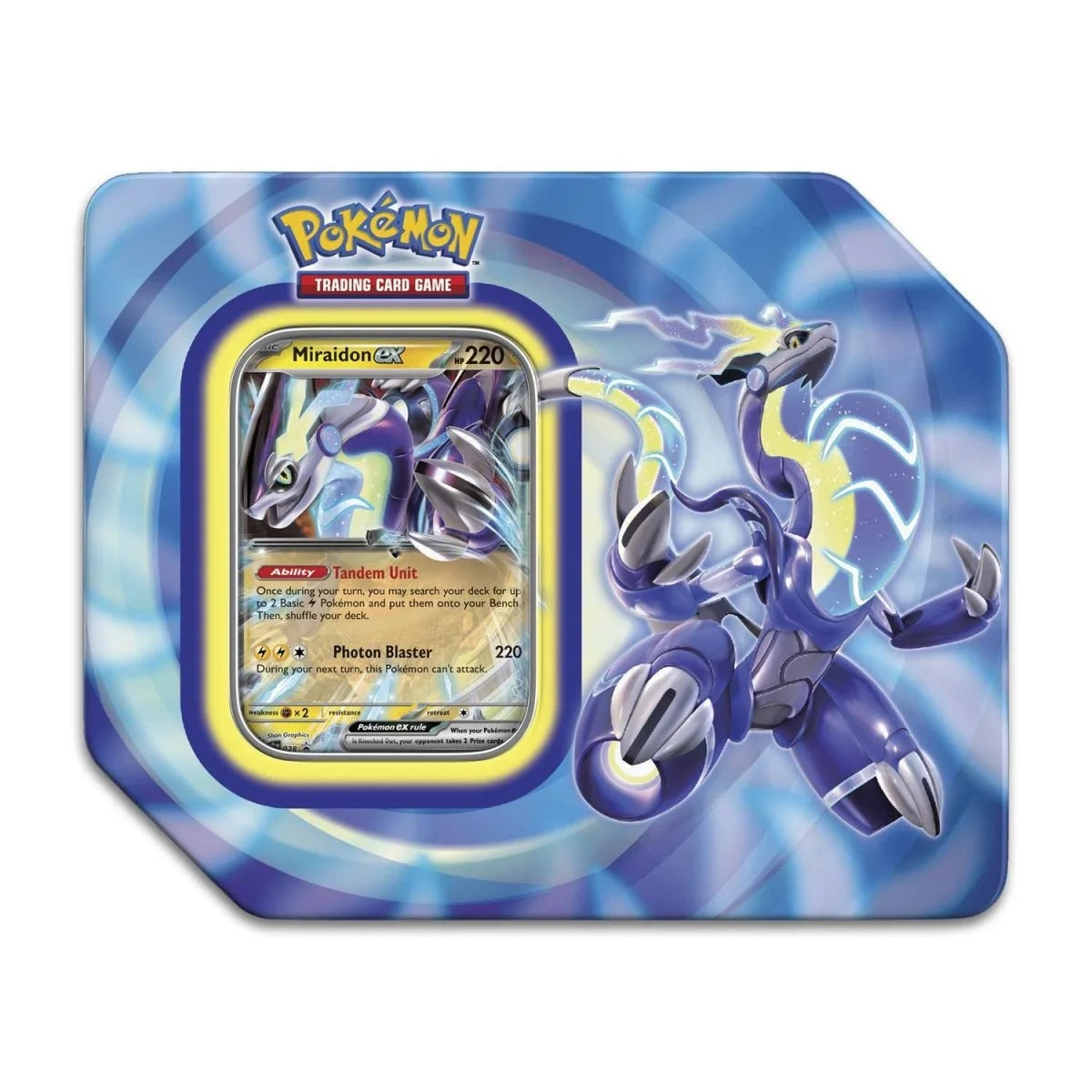 Pokemon TCG Paldea Legends Tin-Miraidon ex