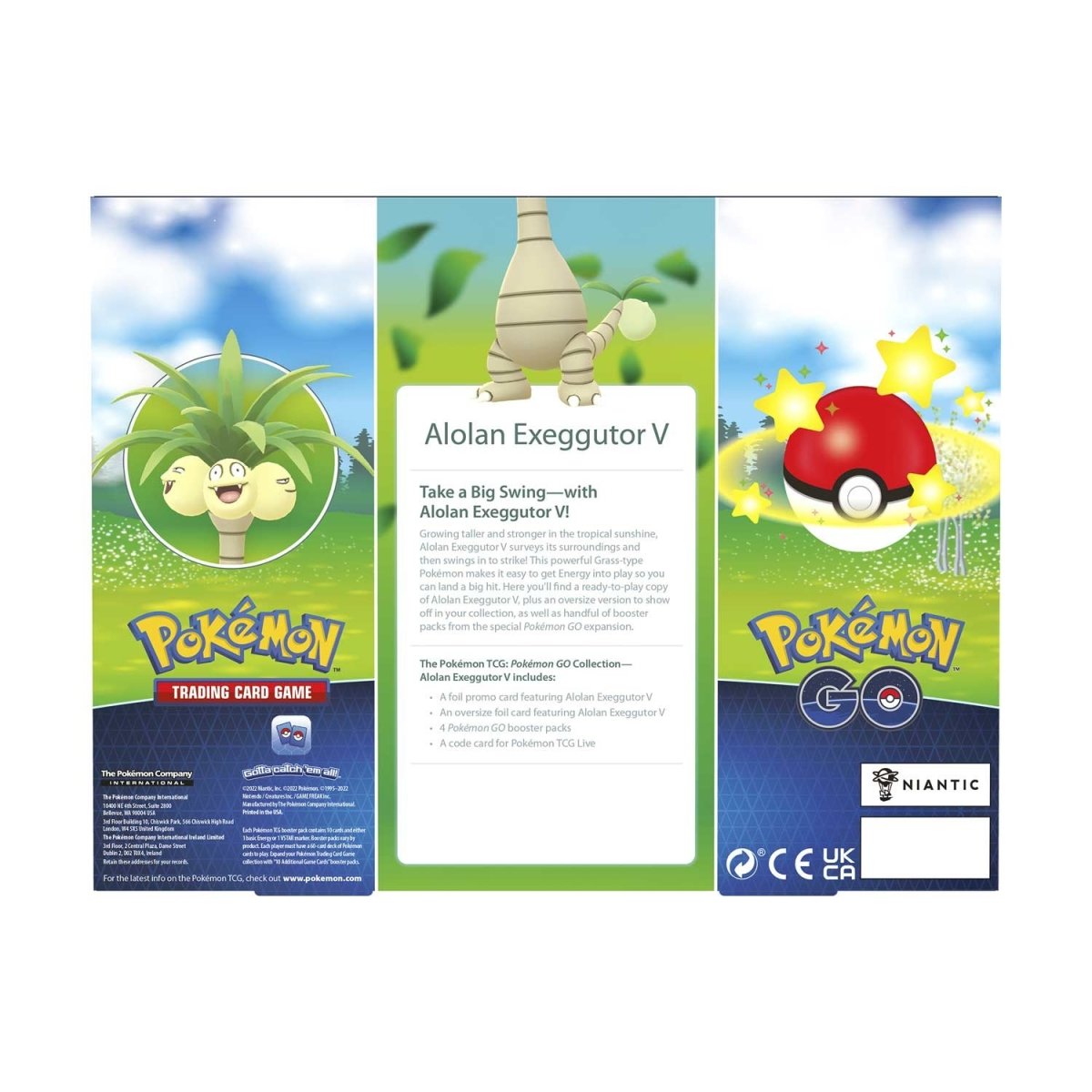 Pokemon TCG: Pokemon Go Alonan Exegguter V Box